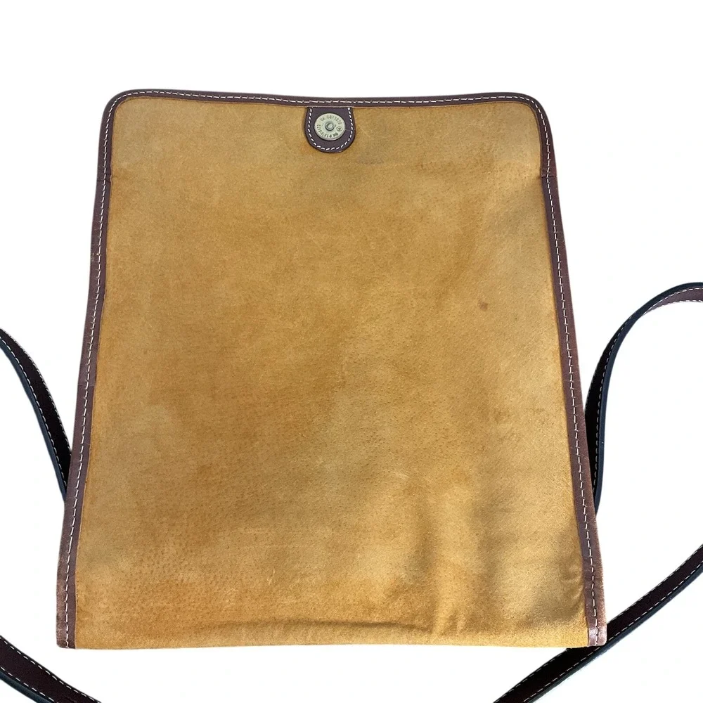 Katana Leather Messenger Bag Brown Crossbody Satchel Purse 10